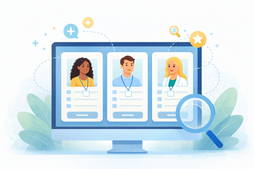 graphic of member directory